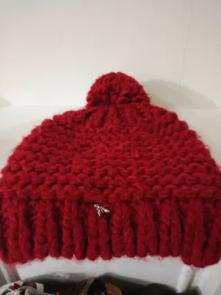 Cappello lana Patrizia Pepe rosso tg UDI
