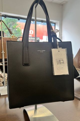 Bolso de mano David Jones negro