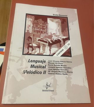 Lenguaje Musical Melódico II con CD