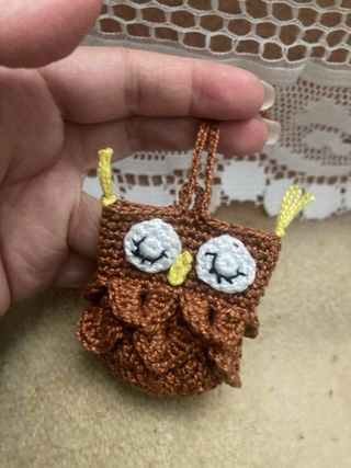 Mini Bolsito Búho Llavero/Charm Bolso