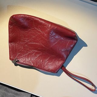Pochette rossa in similpelle