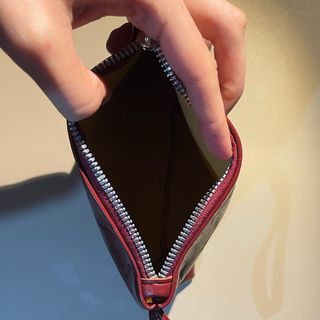 Pochette rossa in similpelle