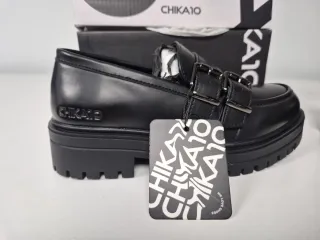 Zapatos mocasines Chika10 negros talla 36, 38, 39,