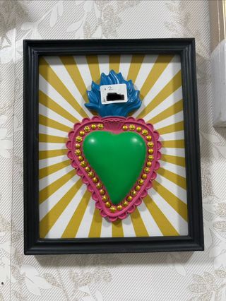 Quadro Cuore Sacro Fiammeggiante