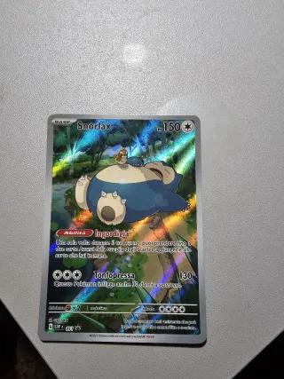 Snorlax 051 IT Promo Illustration Rare