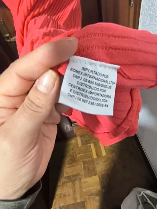 Vestido rojo naranja manga acampanada