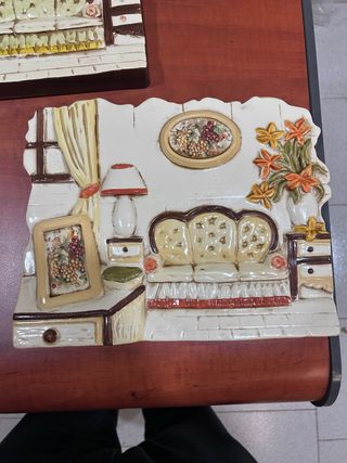 Quadro ceramica Via Veneto