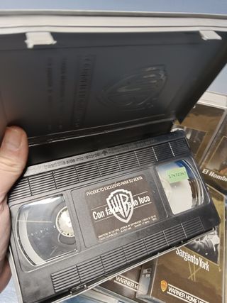 12 cintas, películas, VHS, colección Warner