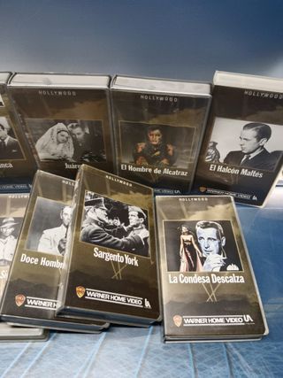 12 cintas, películas, VHS, colección Warner