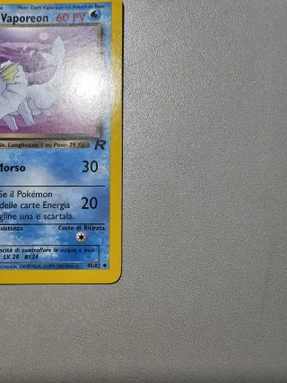 Dark Vaporeon 45/82 IT Carta Pokémon
