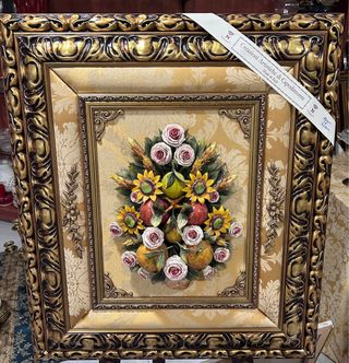 Quando con rilievo in capodimonte