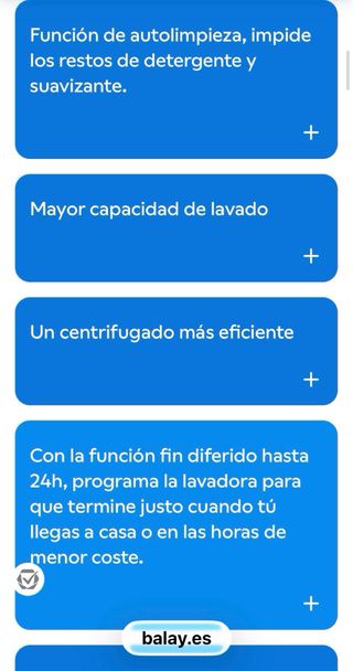 Lavadora Balay 3TS270B 7kg Nueva a estrenar