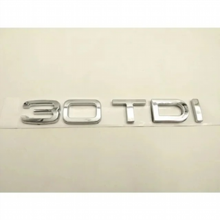 Emblema Logo AUDI 3.0 TDI plata