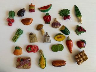 Lote Imanes Variados Comida y Figuras