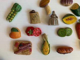 Lote Imanes Variados Comida y Figuras