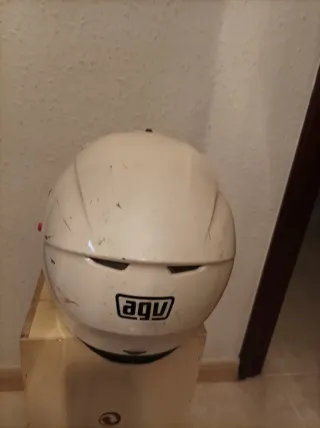 Casco AGV blanco