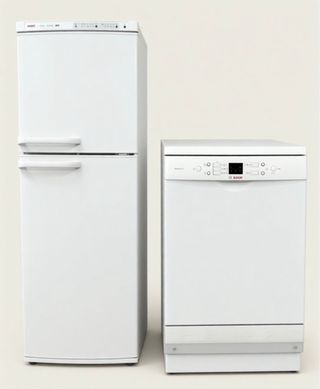 FRIGORÍFICO BOSCH + LAVAVAJILLAS BOSCH DOS BANDEJA