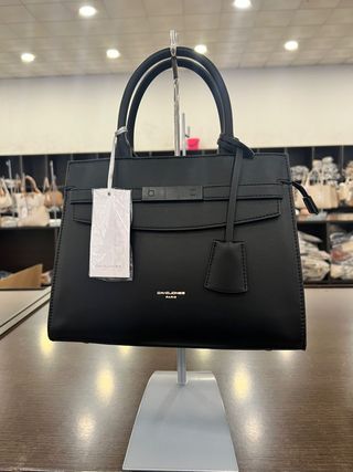 Bolso David Jones Negro Elegante
