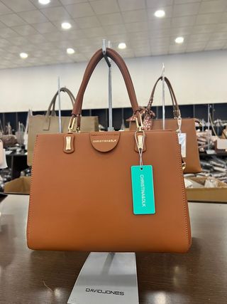 Bolso CHRISTINA & OLK Marrón Camel Elegante