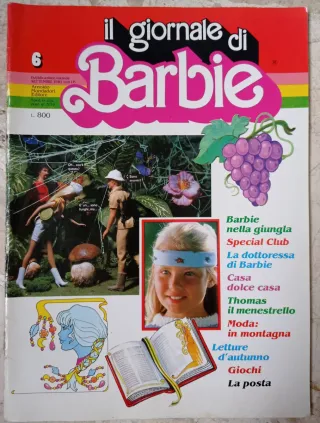 Rivista Il Giornale di Barbie n.6 Settembre 1982