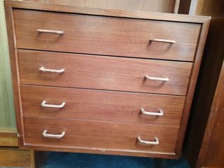 Mueble Salón Modular con Baldas Madera Color nogal