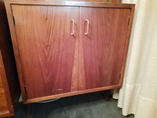 Mueble Salón Modular con Baldas Madera Color nogal