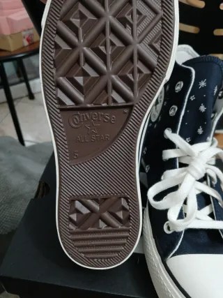 Converse ricamate Tg 37.5