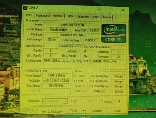 Placa Base Lenovo + Intel Core i3 2120 + Disipador