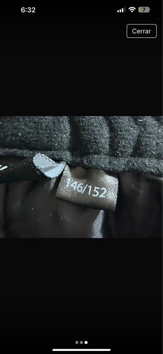 Pantalón de esquí para niña rojo