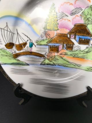 Prato de Porcelana Paisagem