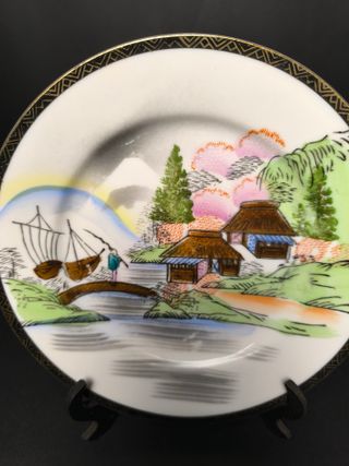 Prato de Porcelana Paisagem