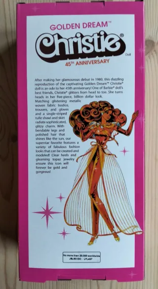 Barbie Christie Golden Dream 1980