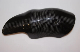 BMW K1200S K1200R TAPA TUBO DE ESCAPE CARBONO