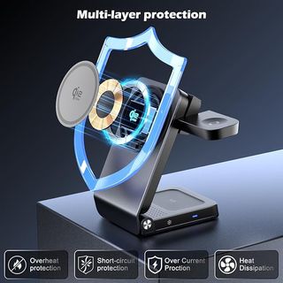 CloudValley cargador 3en1 Plegable MagSafe 25W Qi2