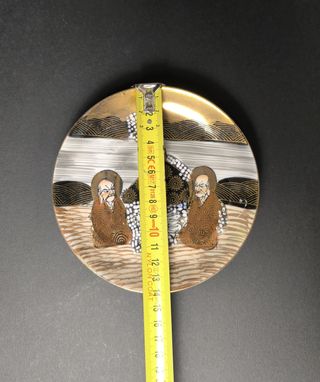 Prato Satsuma Japão Porcelana 14cm