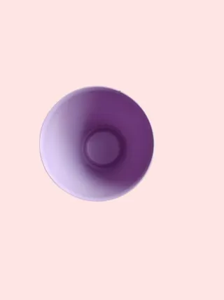 Coprivaso lilla in plastica