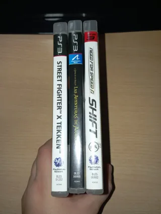 Lote PS3: Street Fighter X Tekken + Aragorn + NFS
