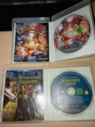 Lote PS3: Street Fighter X Tekken + Aragorn + NFS