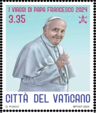 🇻🇦 VATICANO 2025 PAPA FRANCISCO SELLO FILATELIA