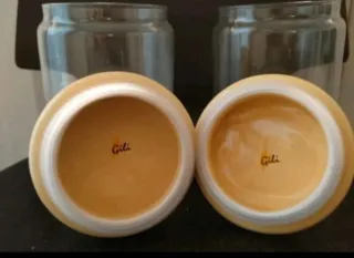 Tarro de cocina con tapa decorada