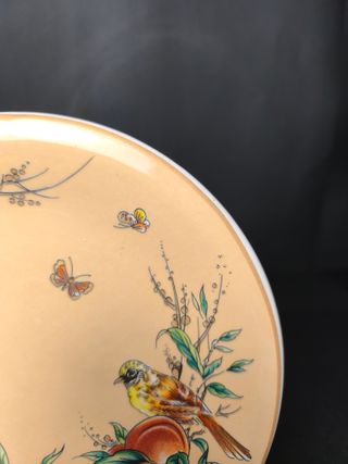 Prato Damasco Porcelana China 19cm