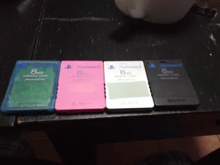 Memory card y cámara eye toy