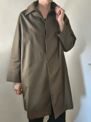 Gabardina Zara Verde Oliva Talla Única