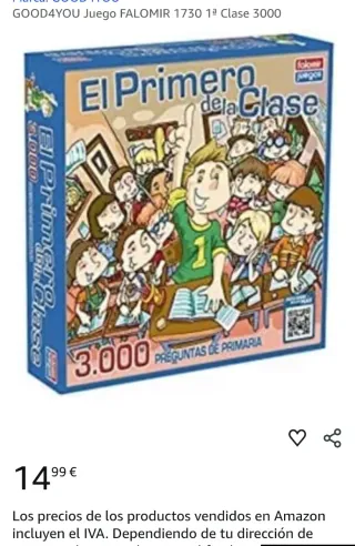 Juego de Mesa El Primero de la Clase