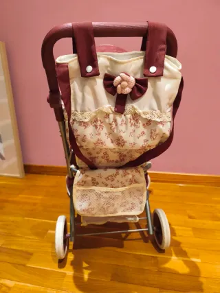 Carro de muñecas gemelar