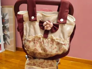 Carro de muñecas gemelar