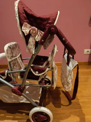 Carro de muñecas gemelar