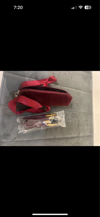 Estuche mini para pinceles de maquillaje