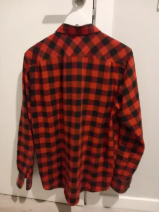 Camisa Element cuadros roja y negra Talla M