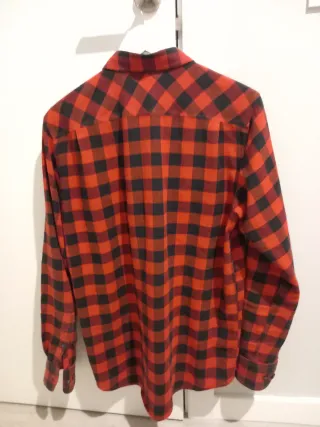 Camisa Element cuadros roja y negra Talla M